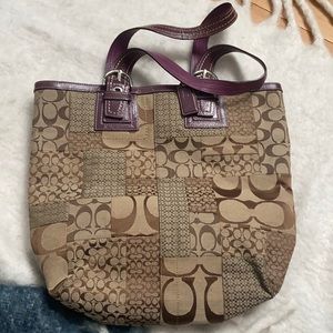 Coach over-the-shoulder tote